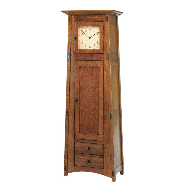 Montana 1 door, 1 drawer Clock