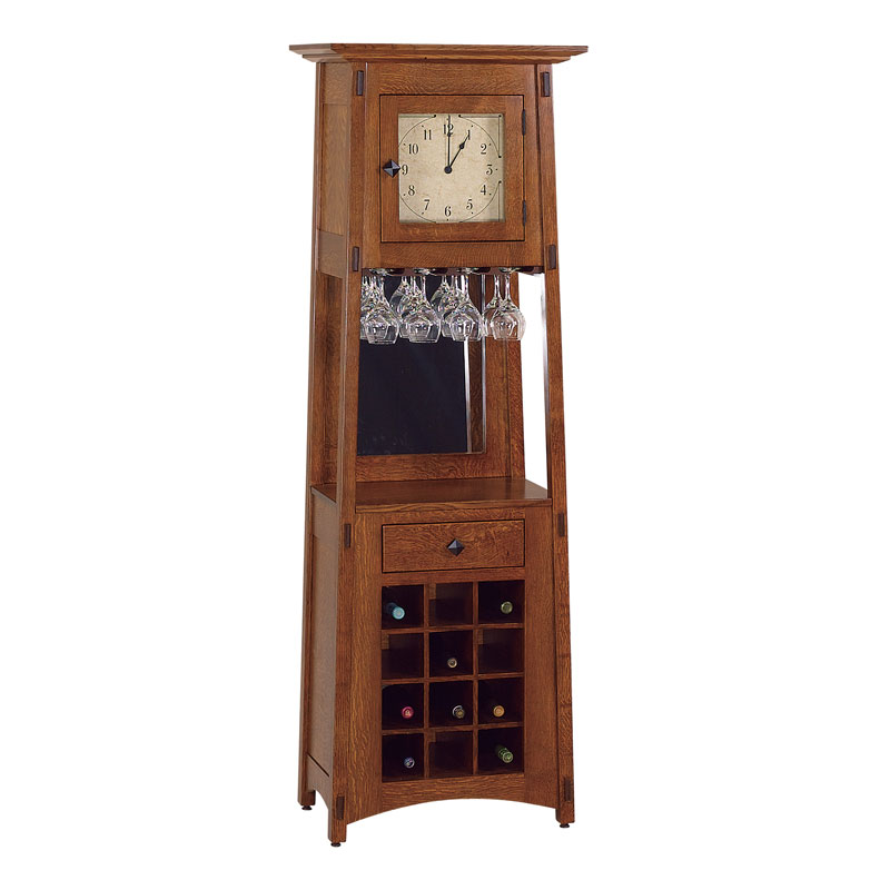 Montana Wine Rack Clock
