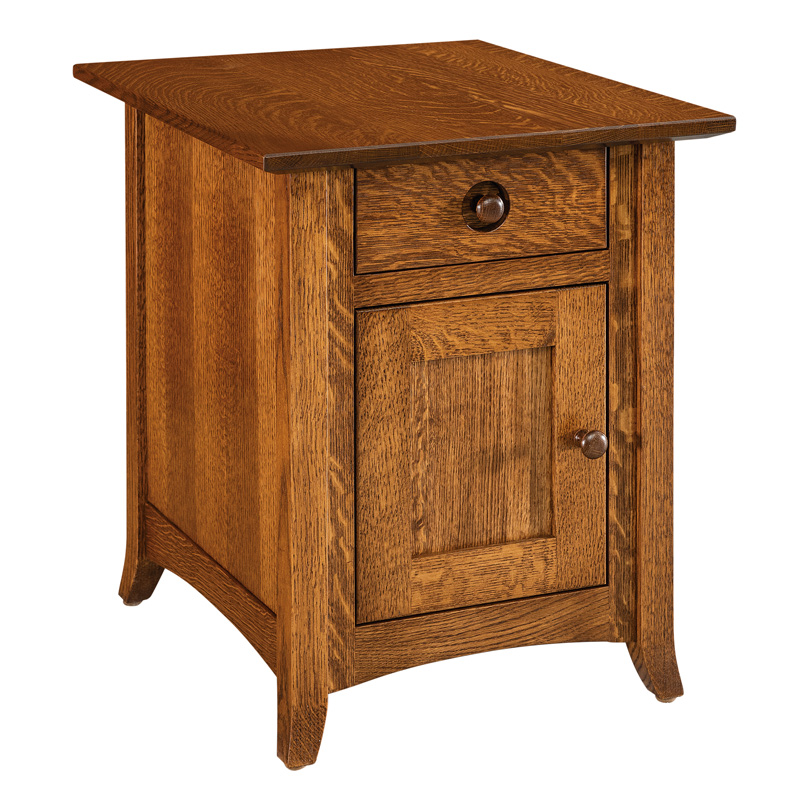 Solomon Creek Cabinet End Table