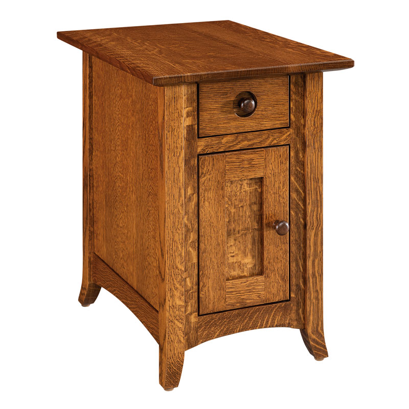 Solomon Creek Cabinet End Table 17in W