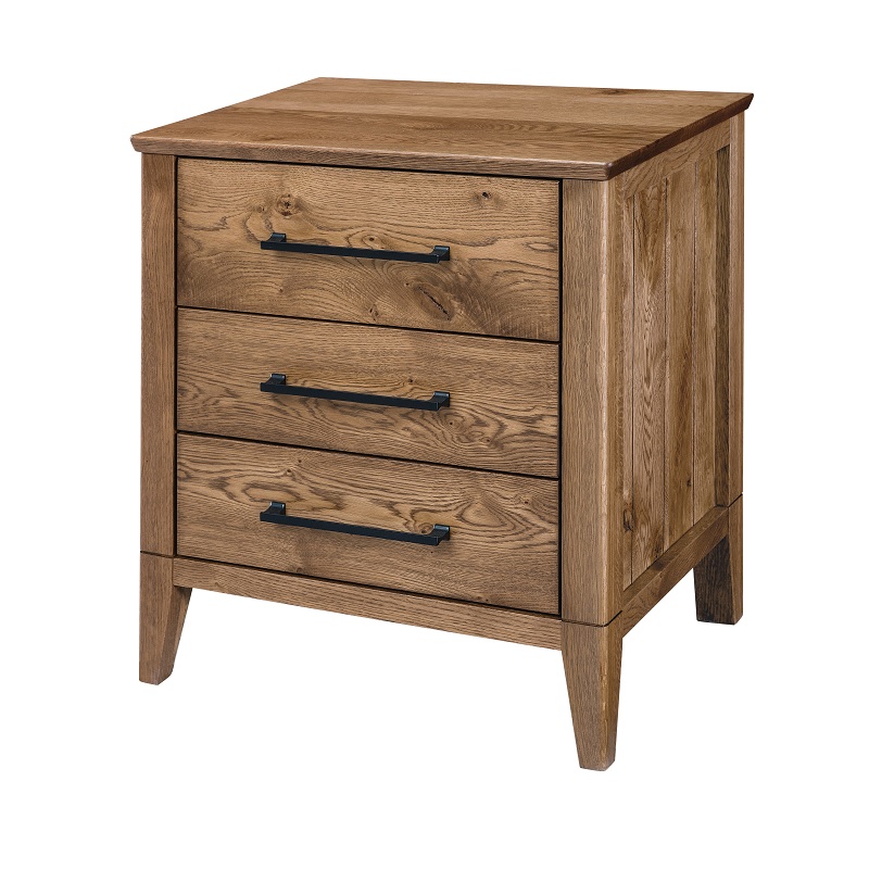 Brinkly 3 Drawer Nightstand