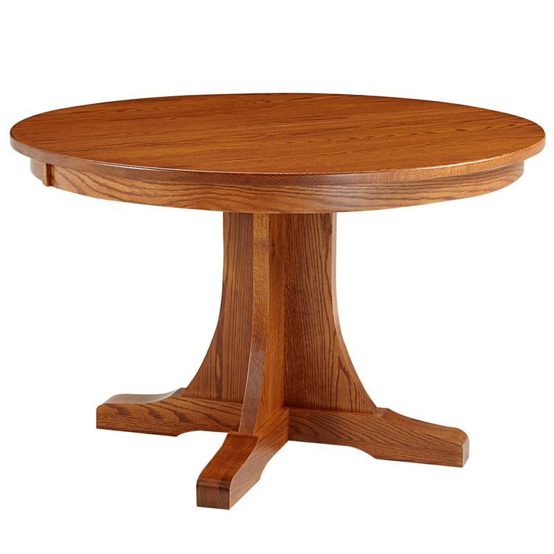 Shasta Mission Single Pedestal Table