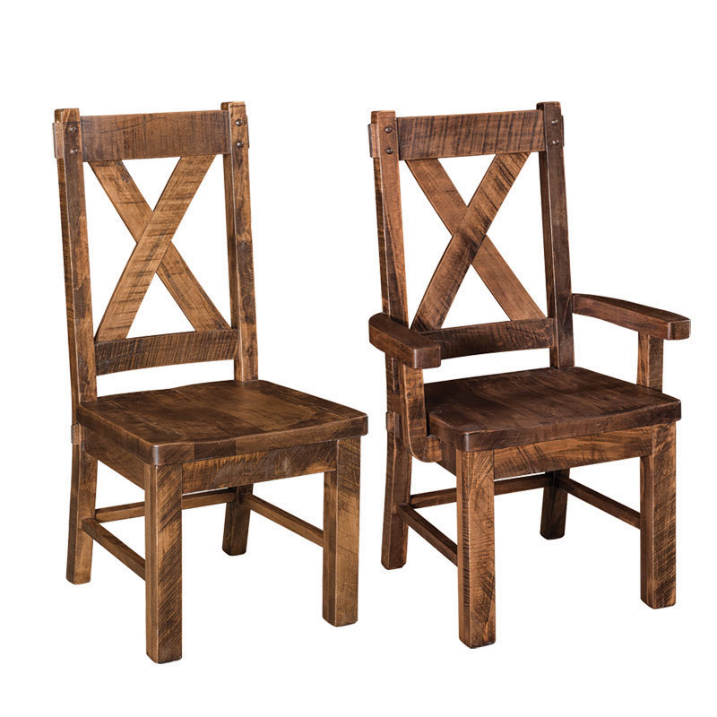 Dearborn Dining Chair Rough Sawn - Quick Ship