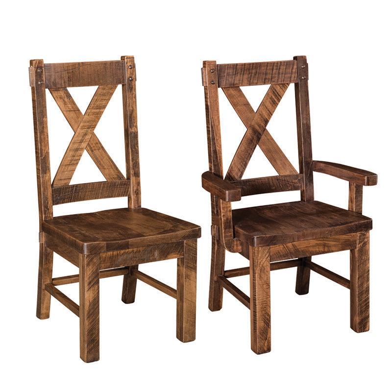 Lodge style dining 2025 chairs