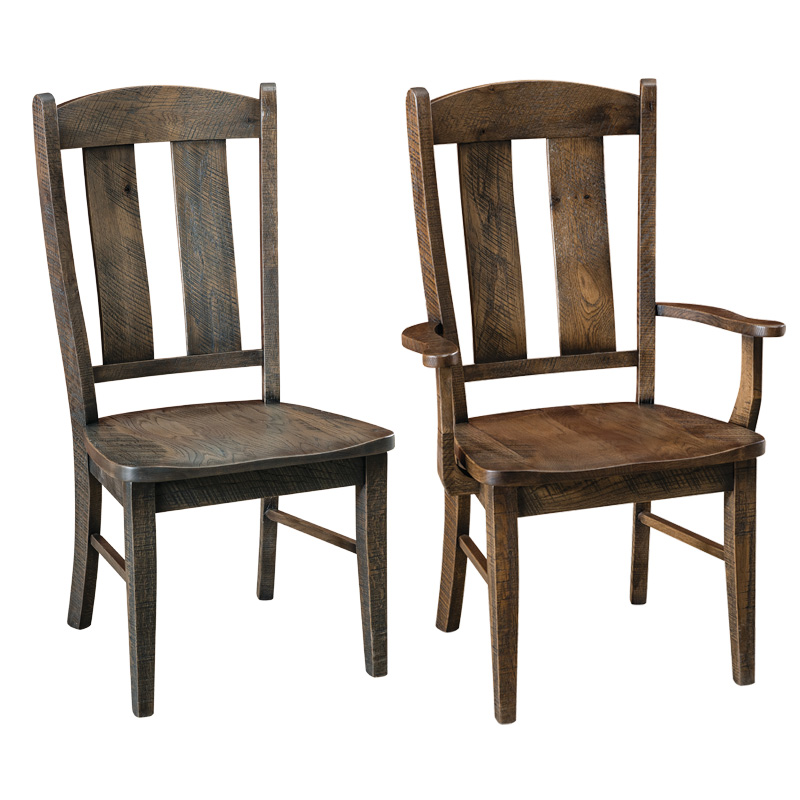 Gates Dining Chair Rough Sawn - Quick Ship