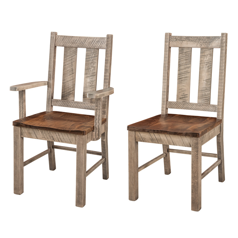 Alvin Dining Chair - Rough Sawn