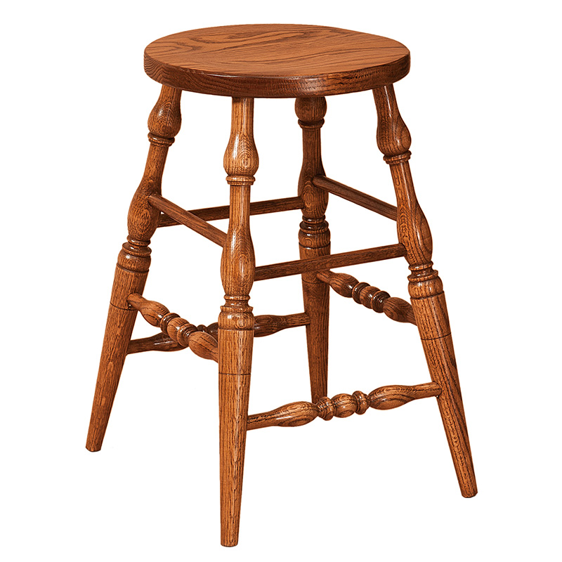 Scoop Stationary Bar Stool