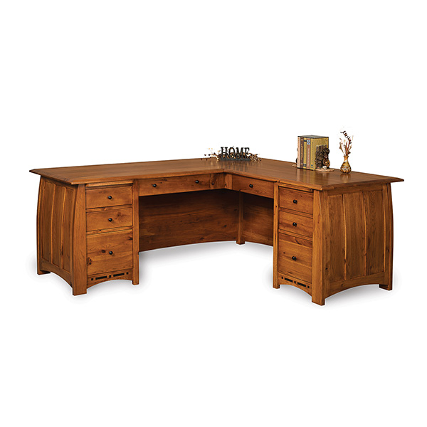 Boulder Creek L Desk 78x72 Shipshewana Furniture Co