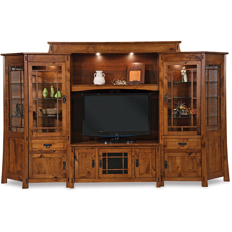 Modesto 6pc Wall Unit w/ Angled Sides