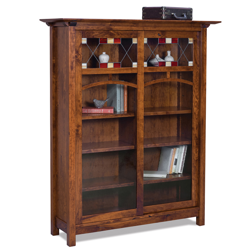 Artesa 8 Shelf 2 Door Bookcase Shipshewana Furniture Co