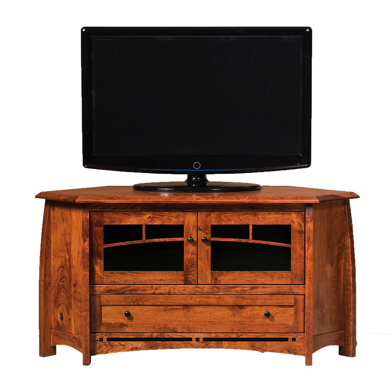 Boulder Creek Corner TV Stand 56\"W