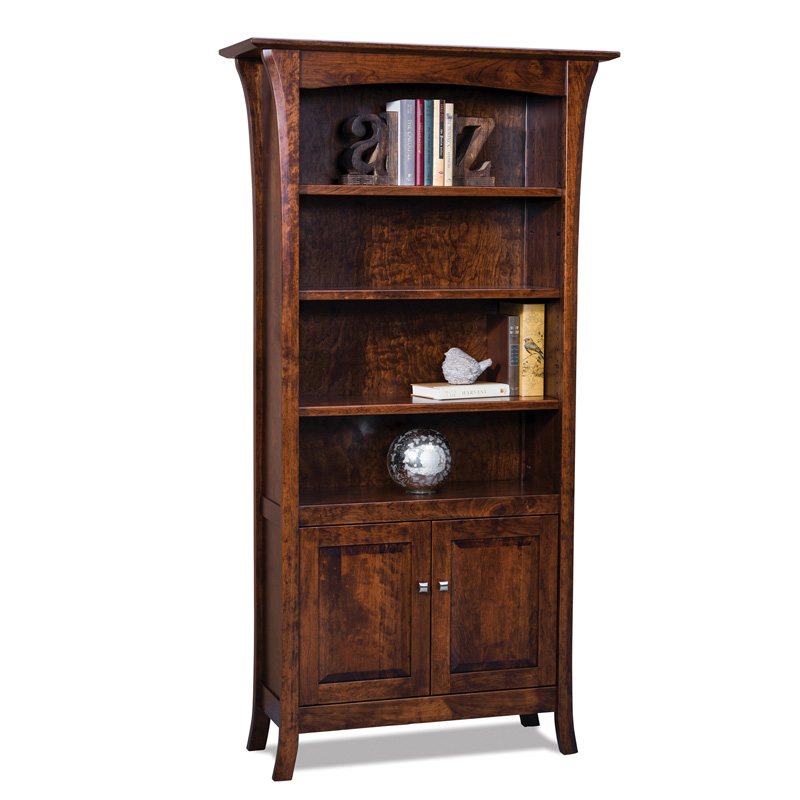 Ensenada 4 shelf, 2 door Bookcase