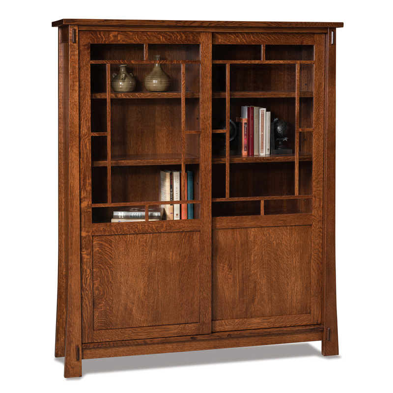 Modesto 8 Shelf, 2 Door Bookcase