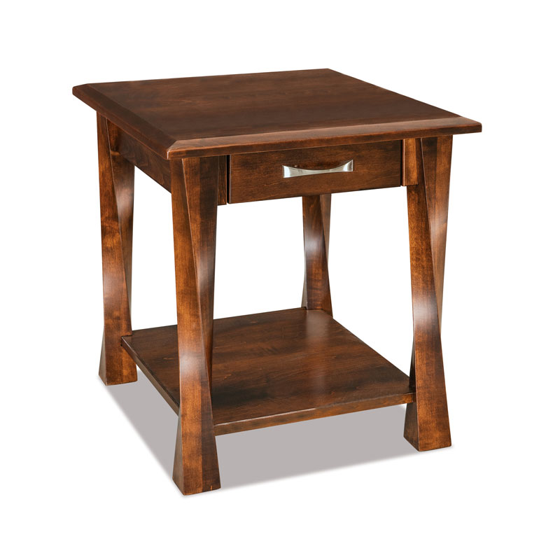 Leonard Open End Table w/ Drawer