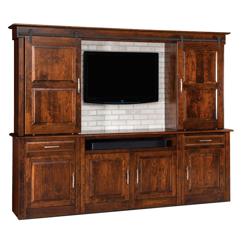 Eagle Rock 6 Pc. Wall Unit w/ Barn Doors