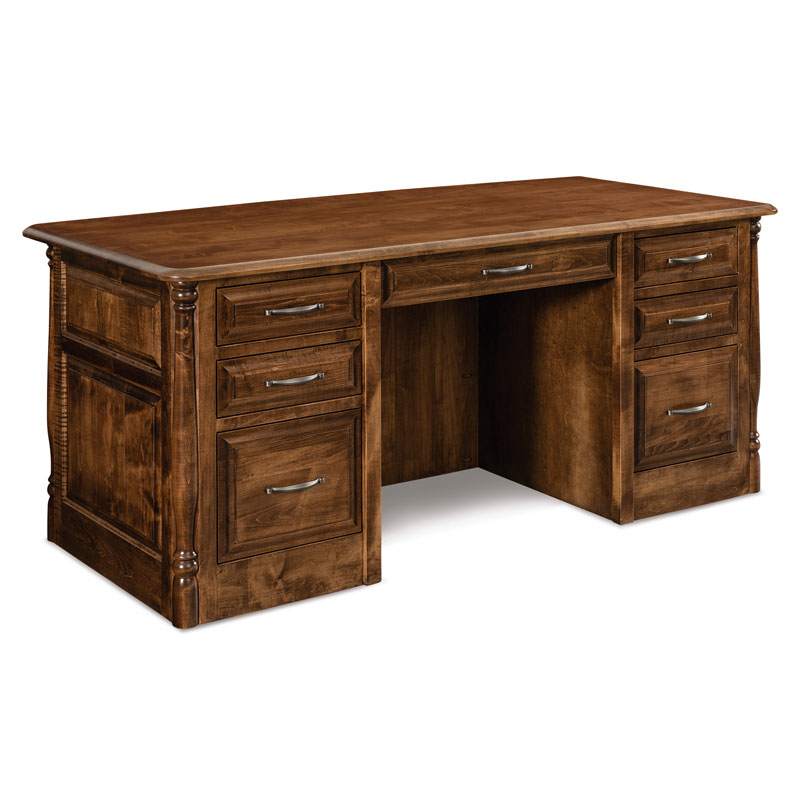 London 7 Drawer Desk Shipshewana Furniture Co.