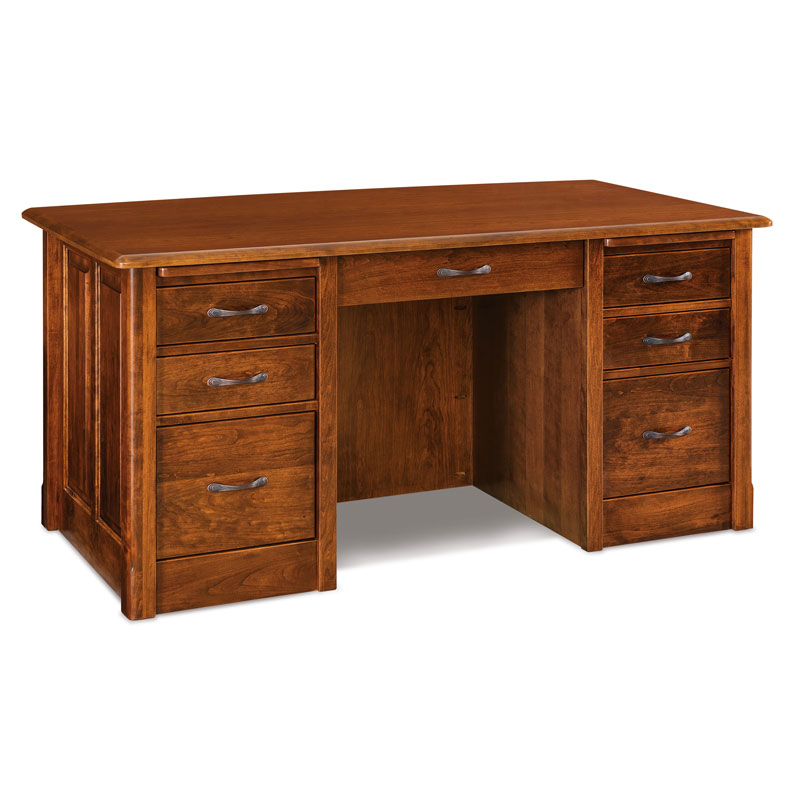 Victorian 7 Drawer Executive Desk