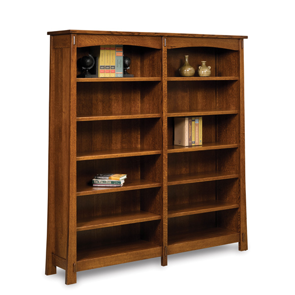 Modesto Double Bookcase