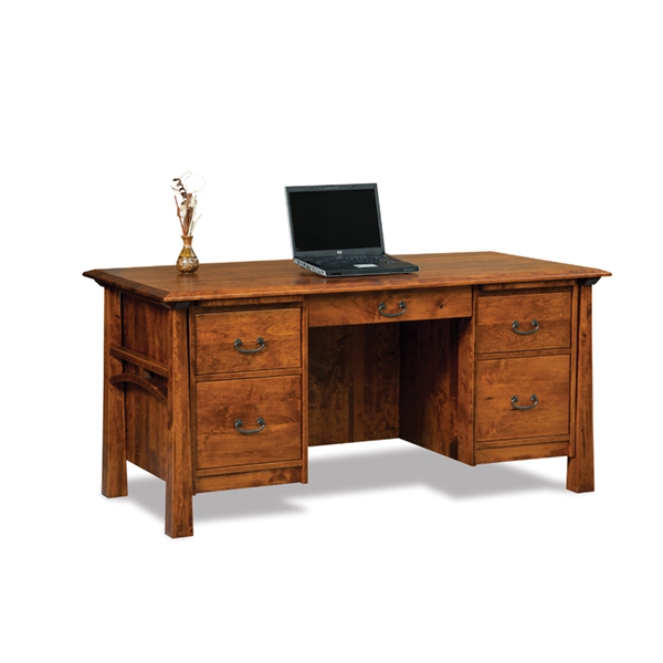 Artesa Desk 65"W - Unfinished Back