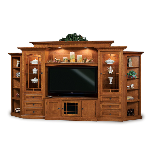 Manhattan Mission 8pc Wall Unit w/ Corner Sides