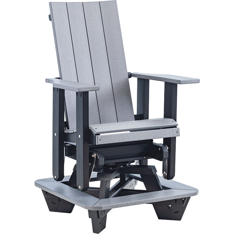 Modern Counter Height Swivel Glider - 24"H Seat