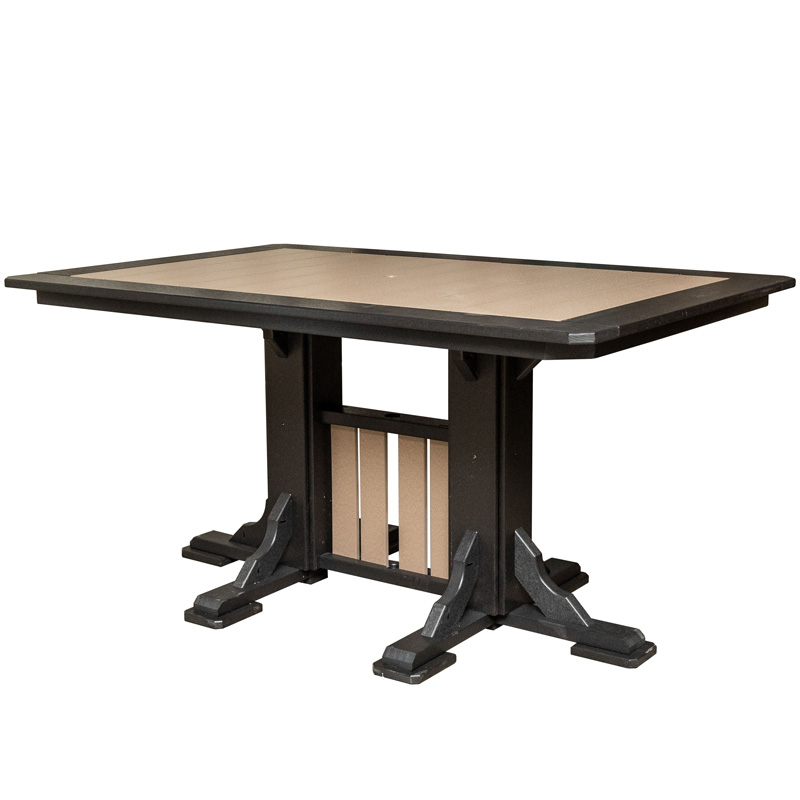 Rectangular Pedestal Table