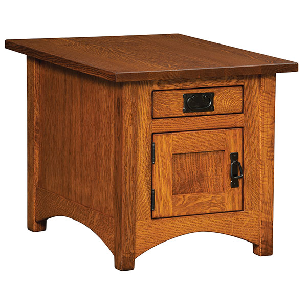 Ashton Cabinet End Table