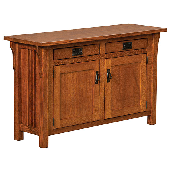 Camden Mission Cabinet Sofa Table