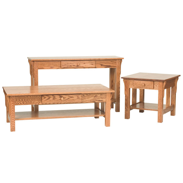 Slat Mission Sofa Table