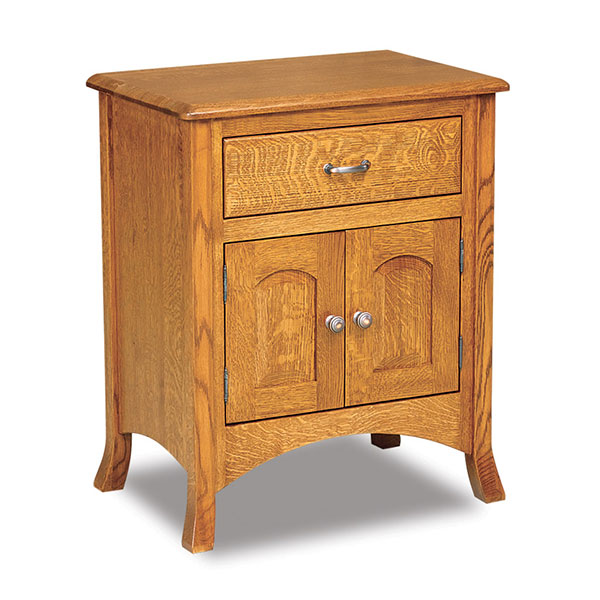 Carlisle Tall 1 Drawer, 2 Door Nightstand