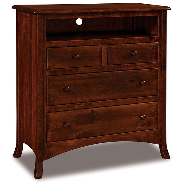 Carlisle 4 Drawer Media Chest 44"H