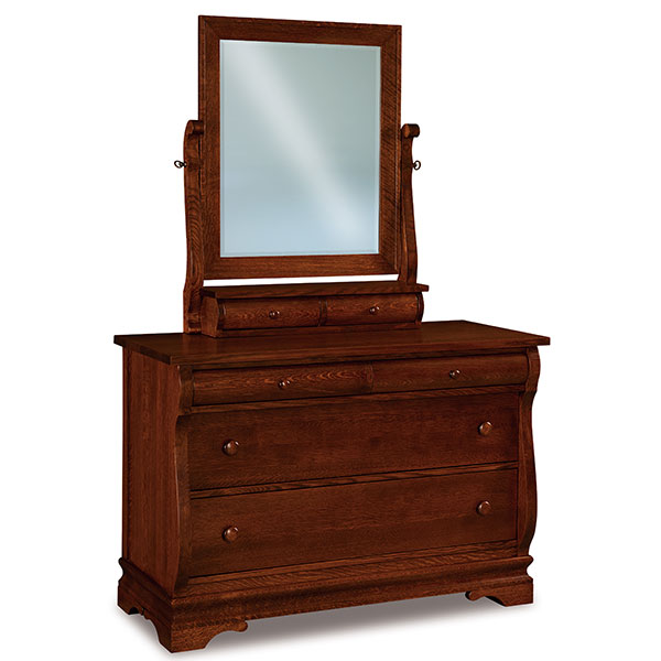 Chippewa Sleigh 4 Drawer Dresser