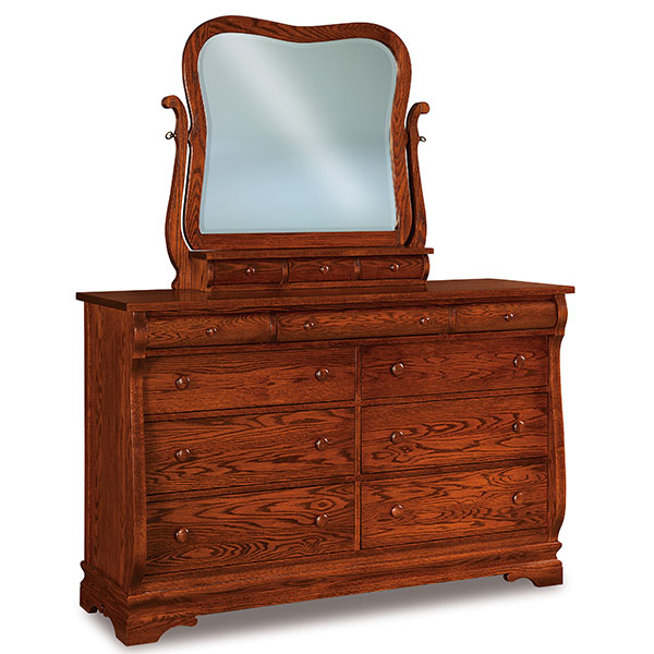 Chippewa Sleigh 9 Drawer Dresser