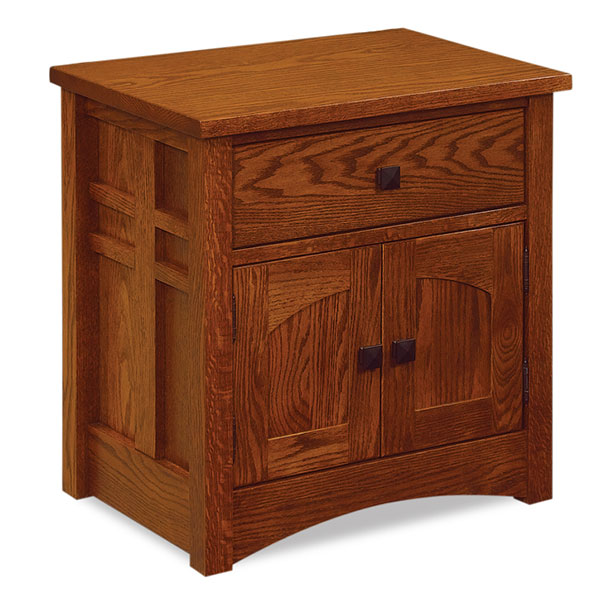 Kascade 1 Drawer 2 Door Nightstand 25"H