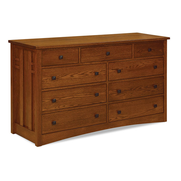 Kascade 9 Drawer Mule Dresser 58"