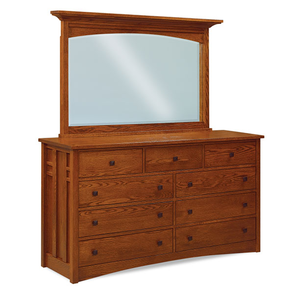 Kascade 9 Drawer Mule Dresser 71\"