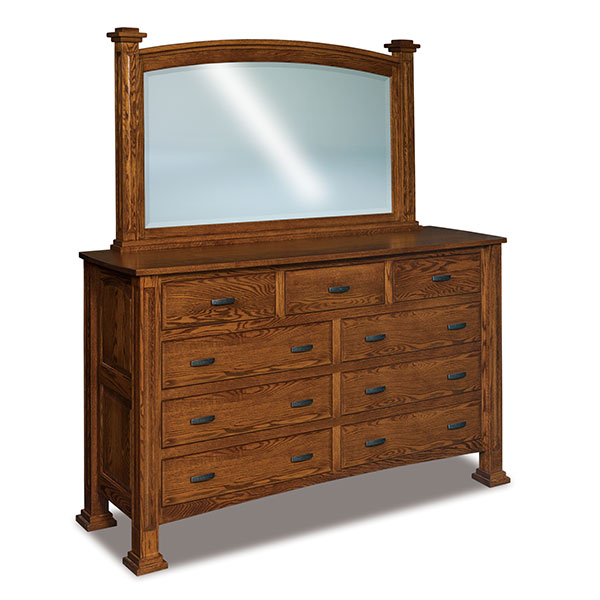 Lexington 9 Drawer Dresser 76"