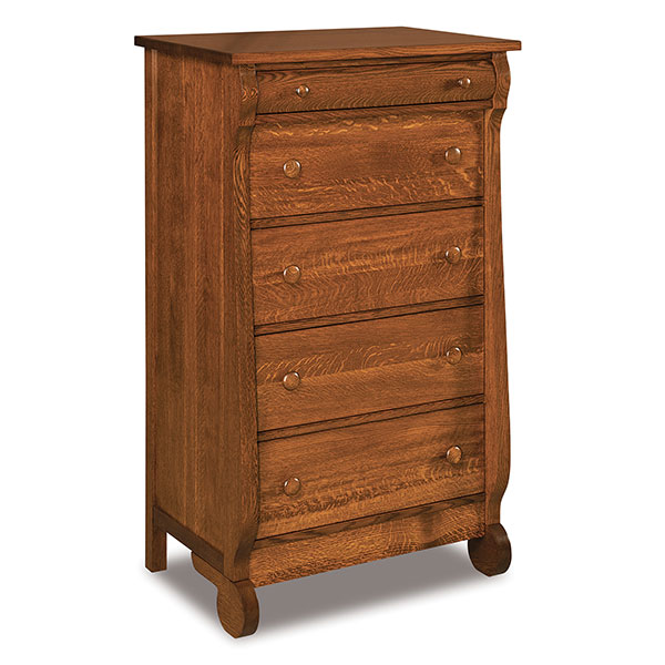 Old Classic Sleigh 5 Drawer Chest