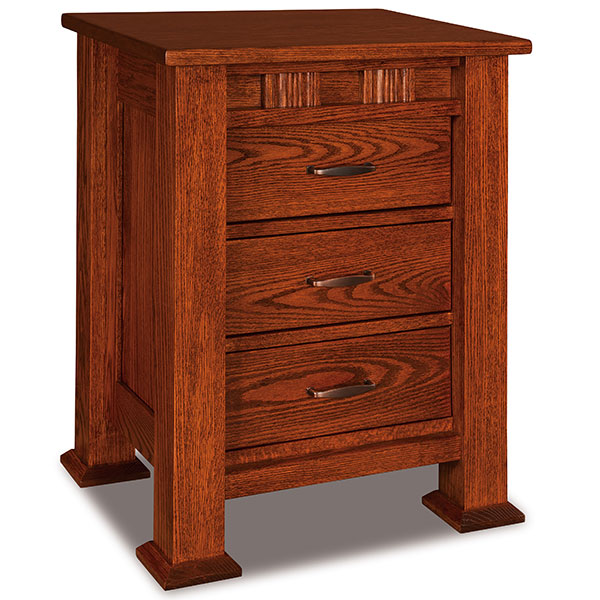 Sequoyah 3 Drawer Nightstand