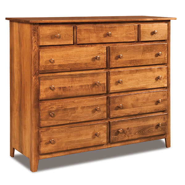 Shaker J&R 11 Drawer Double Chest