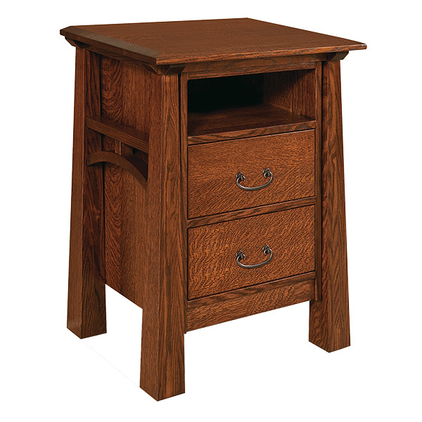 Artesa 2 Drawer Taller Nightstand