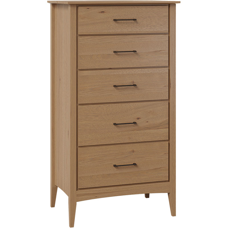 Atlantic 5 Drawer Chest 57.75"H