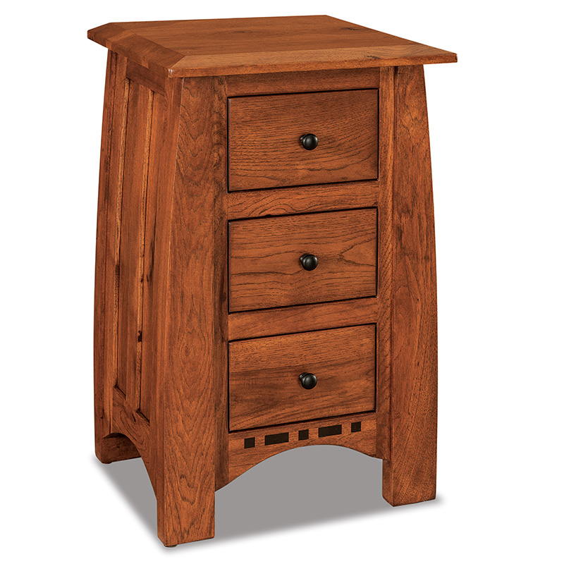 Boulder Creek 3 Drawer Nightstand 18-1/4\"W