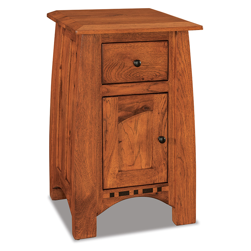 Boulder Creek 1 Drawer, 1 Door Nightstand 18-1/4"W