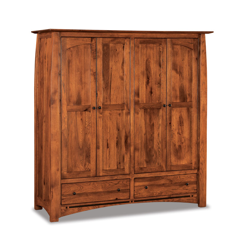 Boulder Creek Double Wardrobe Armoire