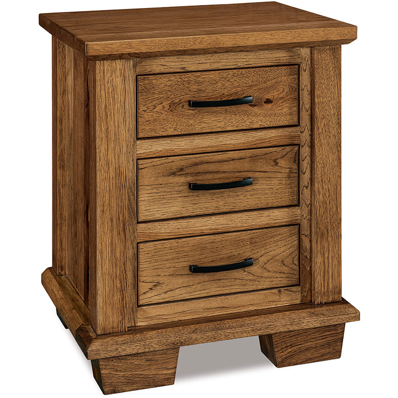 Burlington 3 Drawer Nightstand 24"W