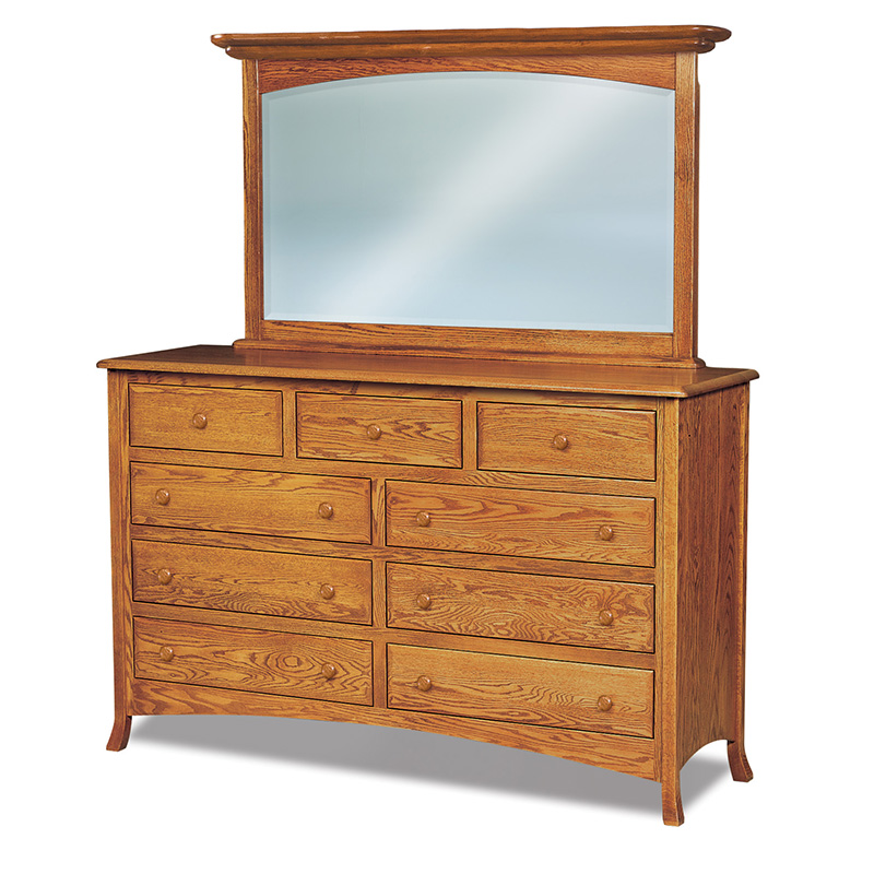 Carlisle 9 Drawer Mule Dresser 72\"