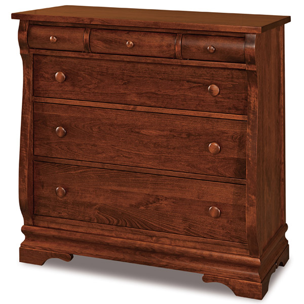 Chippewa Sleigh 6 Drawer Child's Chest