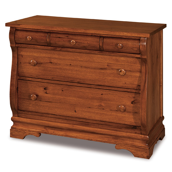 Chippewa Sleigh 5 Drawer Child's Chest