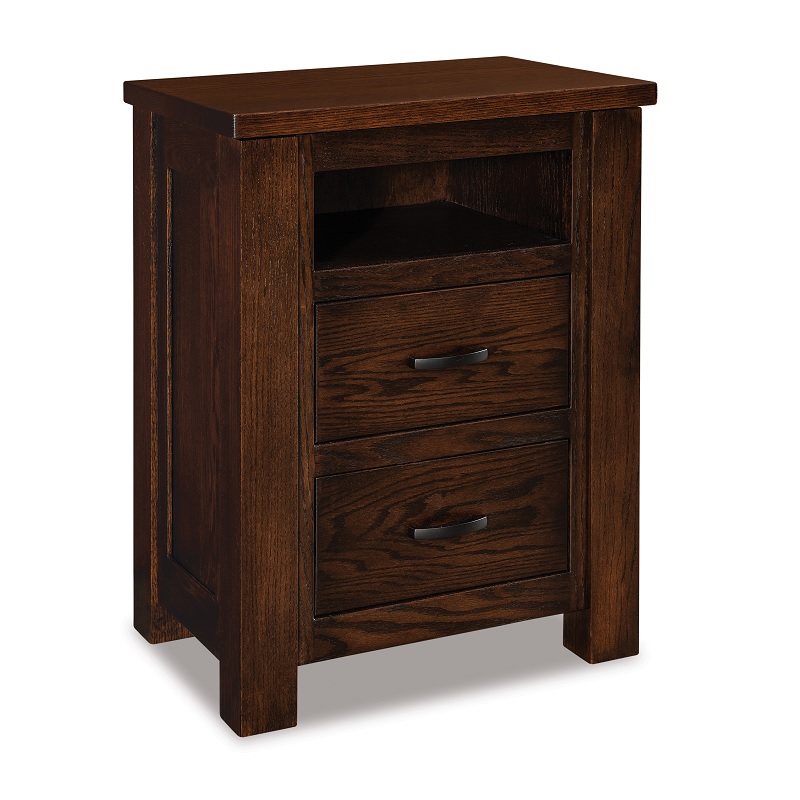 Cody 2 Drawer Nightstand w/ Opening